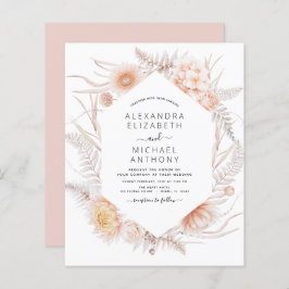 Boho Chic Dusty Pink Desert Wedes