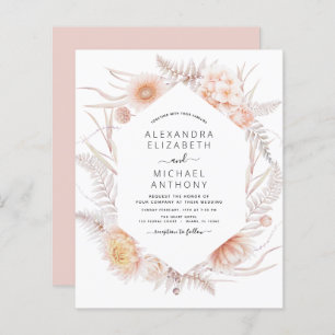 Boho Chic Dusty Pink Desert Wedes