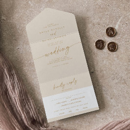 Boho Chic Vintage Dourada Meal Choice Casamento RS