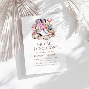 Boho Coastal Cowgirl Bridal Luncheon Convite