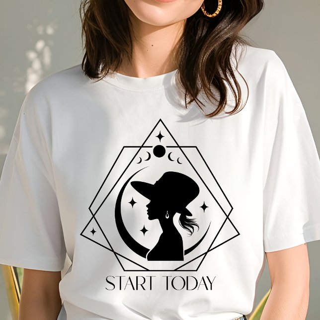 Boho Comece Hoje Geométrica Mulher Inspiradora (Criador carregado)