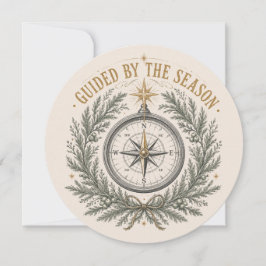 Boho Compass Cumprimentos de Natal