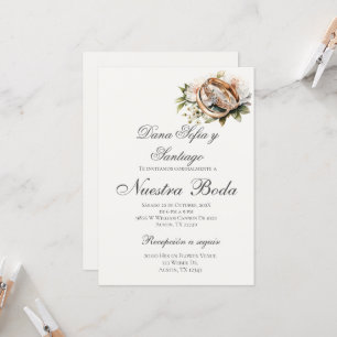 Boho - Convite De Casamento Espanhol