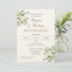 Boho - Convite De Casamento Espanhol