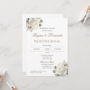 Boho - Convite De Casamento Espanhol