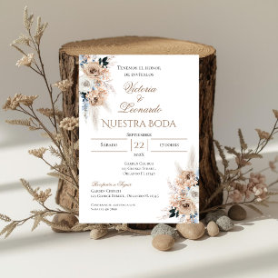 Boho - Convite De Casamento Espanhol