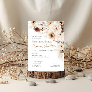 Boho - Convite De Casamento Espanhol