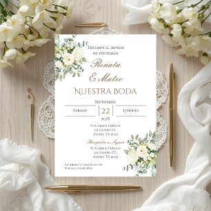 Boho - Convite De Casamento Espanhol
