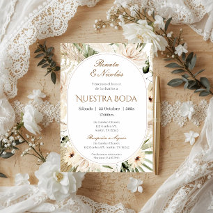 Boho - Convite De Casamento Espanhol