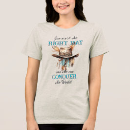 Boho Cowgirl Hat T-shirt
