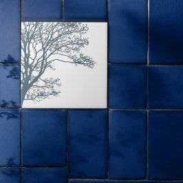 Boho da árvore do Solteiro azul