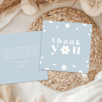 Boho Daisy Cartões de agradecimentos