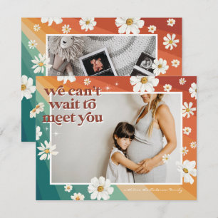 Boho de Anos setenta Retro   Gravidez fotográfica