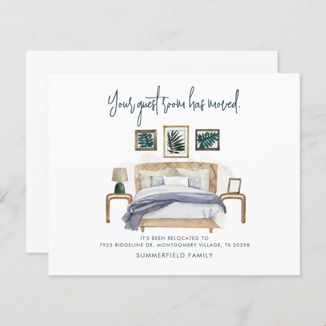 Boho de Orçamento Mudamos o Anúncio (Frente/Verso)