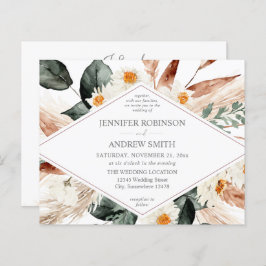 Boho de Orçamento Pampas Grass Casamento 2