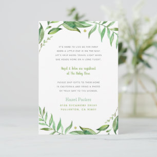 Boho Deixa a inserção do Chá de fraldas de longa d