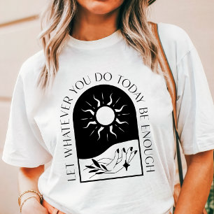 Boho Deixe o Hoje Ser Suficiente Sol e Mão