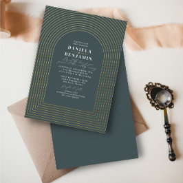 Boho Delicate Dark Green Wedch Arch