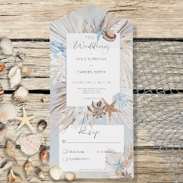 Boho Dusty Blue Beach Russ Sem Janto