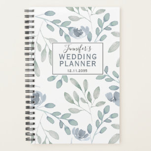Boho Dusty Blue & Green - Planejador de Casamento
