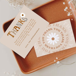 Boho Editável Obrigado Modelo de Placa de chá de f