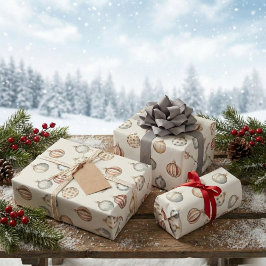 Boho Enfeites de natal Warm Vintage Winter