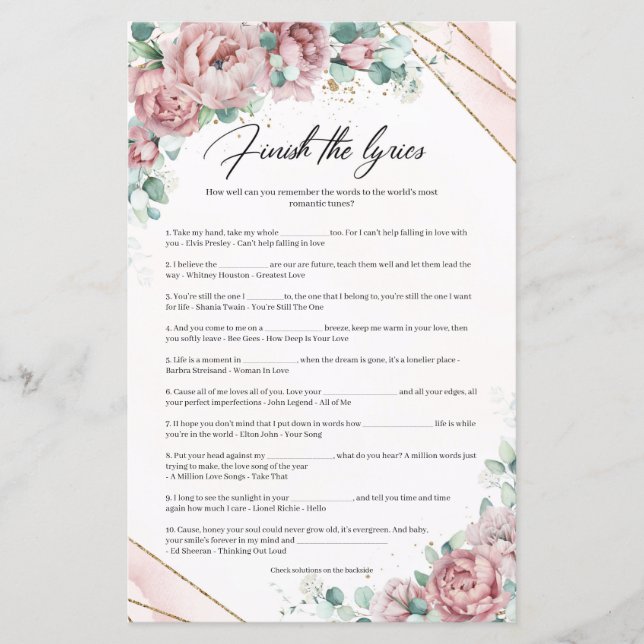 Boho esfregar o quadro de ouro de eucalipto Conclu (Frente)