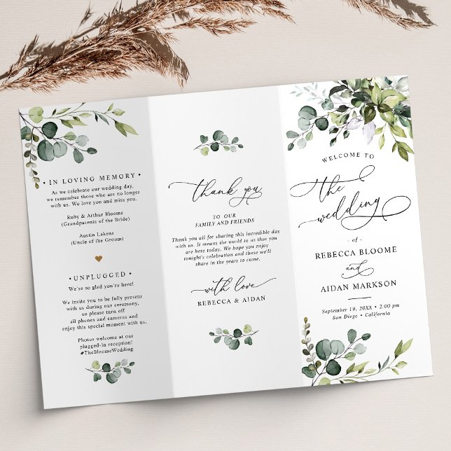 Boho Eucalyptus Greenery Ceremony (Criador carregado)