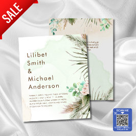 BoHO Eucalyptus Pampas Grass Casamento Greenery