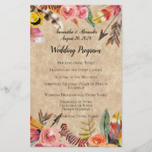 Boho Feather Arrows Flores Casamento Russo