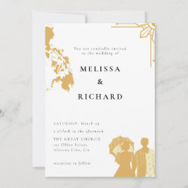 Boho Filipinas Sun Weding Convite Filipino