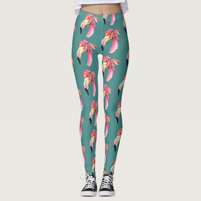 Boho Fiona Flamingo Leggings (Frente)