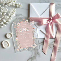 Boho Flor de Campo Floral Bebê Aniversário