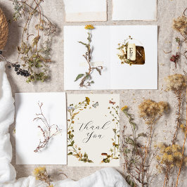Boho Flor Silvestre de Outono | Agradecimento de C