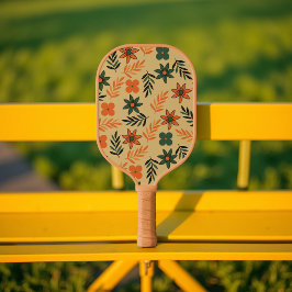 Boho Floral Brown & Beige Botânico Primavera Verão