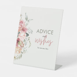 Boho Floral Chá de panela Advice and Wish