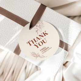 Boho Floral - Etiquetas de Presente