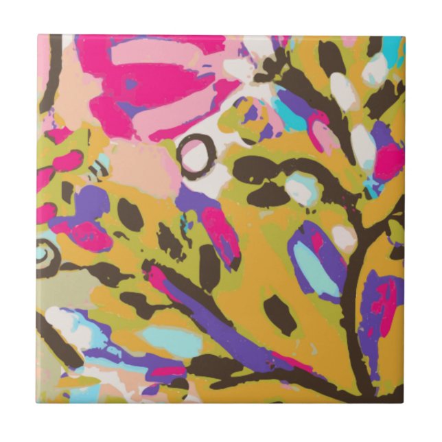 Boho Floral I Rosa (Frente)