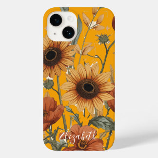 Boho Floral iPhone e iPad Case | Terracotta