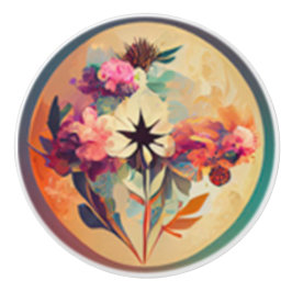 Boho Floral na Terra Tones