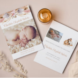 Boho Floral Pampas Grass Foto Anúncio de Nasciment