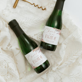 Boho Floral Pampas Rosa Dourado Cheers Mini