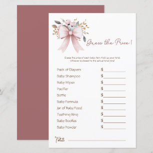 Boho Floral Pink Arco Menina Preço do Chá de frald
