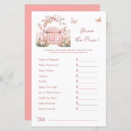 Boho Floral Pink Garden Price Acho