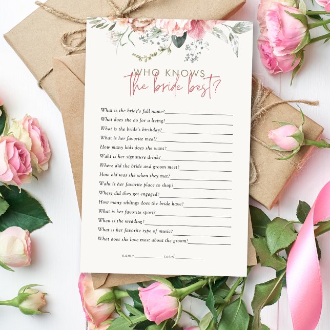 Boho Floral Que Conhece O Jogo Do Chá de panela Da (Criador carregado)