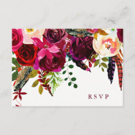 Boho Floral | Resposta de casamento