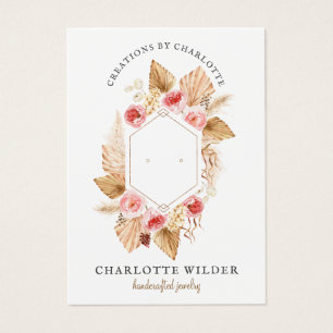 Boho Floral Stud Earring Jewelry