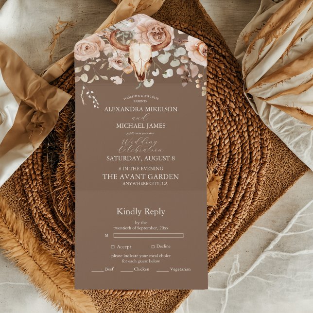 Boho Floral Western Wedding (Criador carregado)