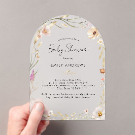 Boho Flower Baby Shower 