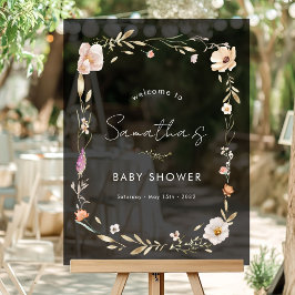 Boho Flower Baby Shower